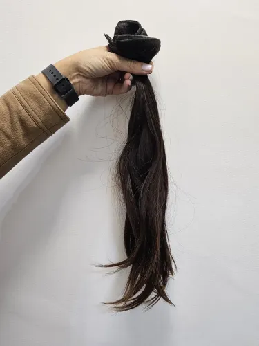 Mega Hair cabelo brasileiro do Sul castanho 96g