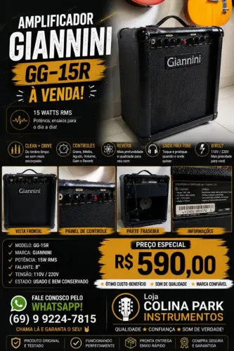 Amplificador Giannini GG-15R (Guitarra)