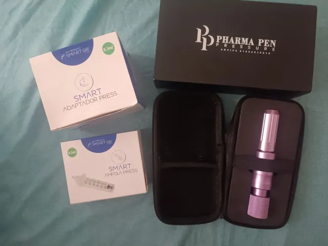 Caneta Pressurizada Pharma Pen Pressure + Smart Adaptador e Ampola Smart GR