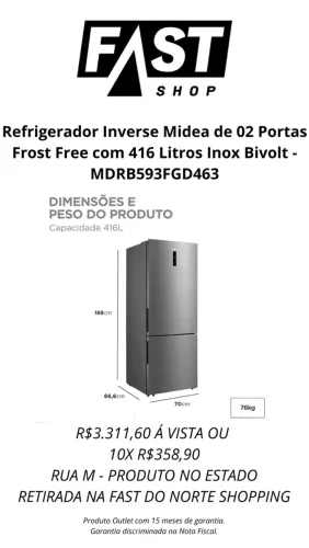 Refrigerador midea