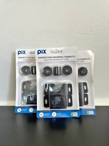 Suporte Universal para TV de 10 a 100 Polegadas com Buchas e Parafusos a Pronta Entrega
