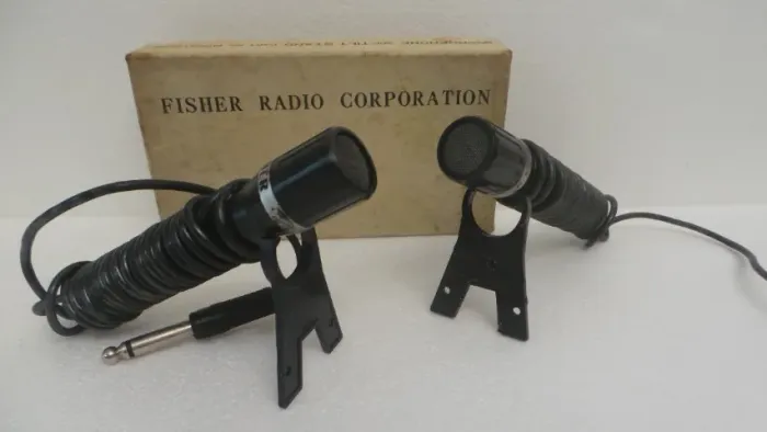 MICROFONES ANTIGOS 2 MARCA FISHER MODELO M5