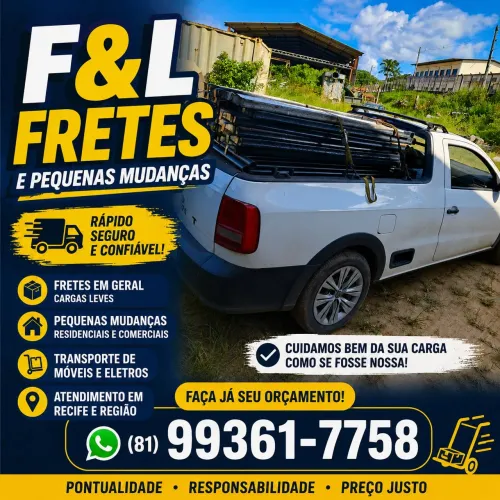 Fretes e pequenas mudanças 