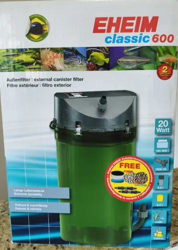 Filtro Canister para Aquário Eheim Classic 600