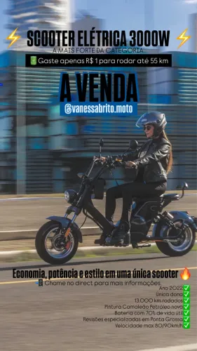 SCOOTER ELÉTRICA 3000W RELÍQUIA