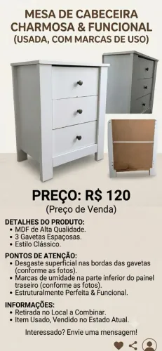 Mesa de cabeceira