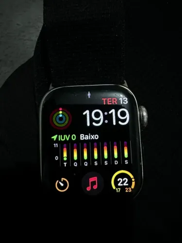 Apple watch série 7 aço inoxidável