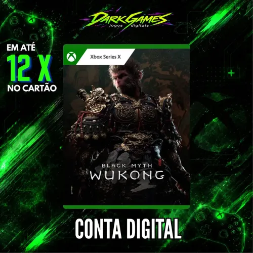 Black myth Wukong pra Xbox Series X