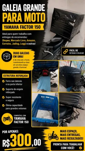 Galeia Grande + Suporte para Factor
