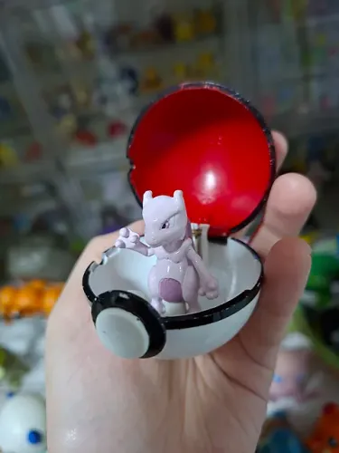 Pokemon Miniatura Mewtwo Basic Fun 1999 com Pokebola
