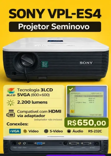 Projetor Sony VPL-ES4 
