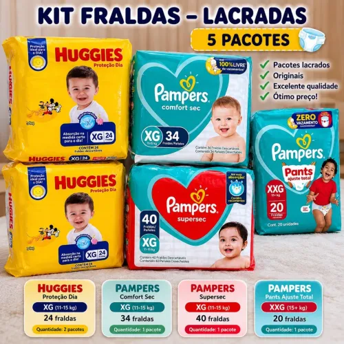 Fraldas Descartáveis Bebê