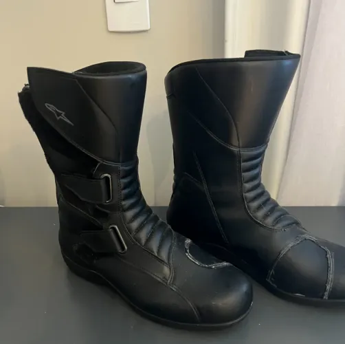 Bota Motociclista Alpinestar Original Importada Waterproof 