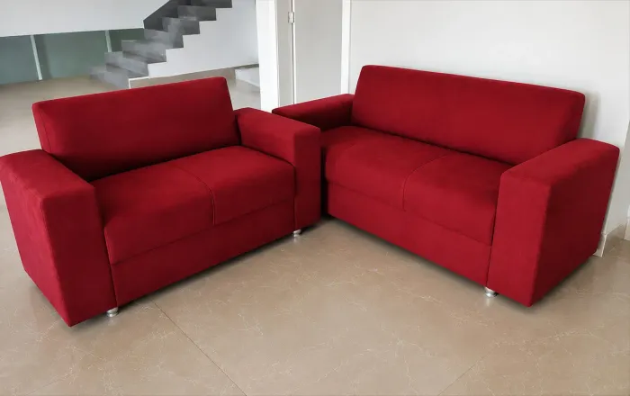 Sofás classicos e confortáveis