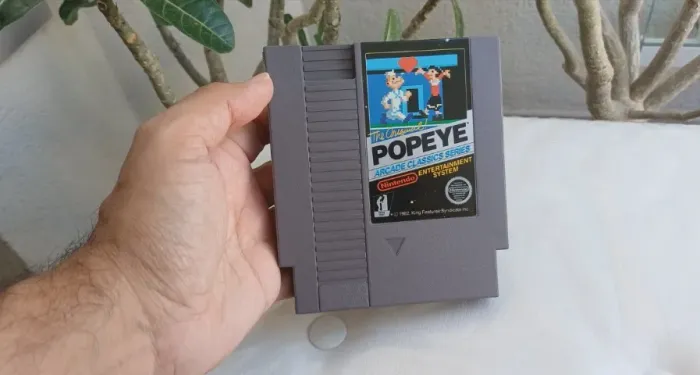 Popeye Nes Arcade Classics 72 Pinos 5 Screws Impecável