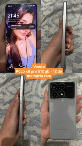 Vendo celular poco x6 512 GB
