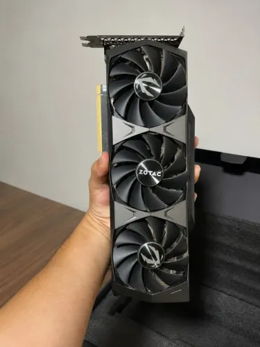 Placa de Vídeo RTX 3090 24GB Zotac Gaming Trinity OC - Impecável - Com Caixa - Faço Envio