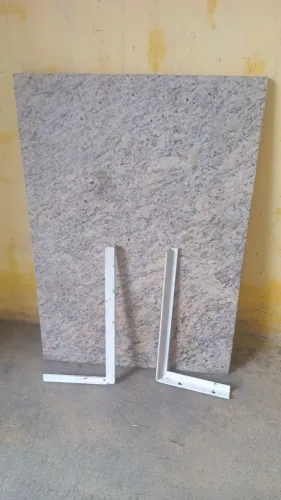 Pedra de mármore medido 80x55.100.reias.com suporte só instalar. *.