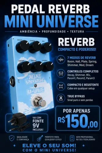 Pedal reverb mini universe