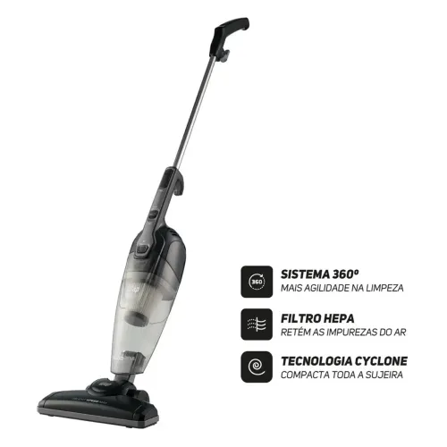 Aspirador de Pó Vertical 3 em 1 WAP Silent Speed Max 1350W