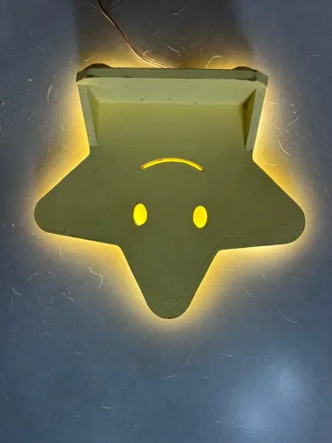 Quadro Led de estrela