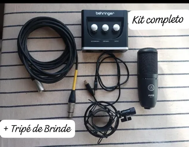 ? KIT COMPLETO DE GRAVAÇÃO - PRONTO PARA USAR ?