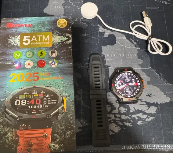 Smartwatch Microwear 2025 - Robusto, Bonito e Completo | Apenas R$ 160,00