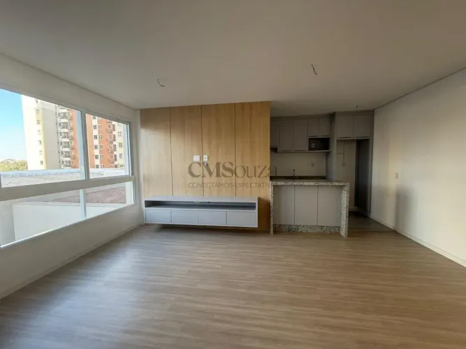 Apartamento para alugar com sala estendida e armários planejados na Gleba Palhano