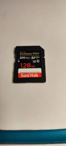 Cartão de Memória SanDisk 128GB Extreme Pro 200 mb/s