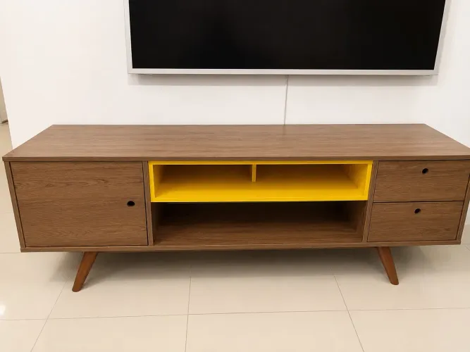 Rack duas gavetas e uma porta 