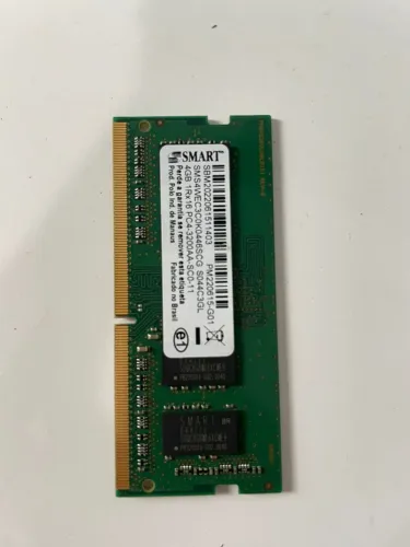 Memória RAM 4GB DDR4 3200MHz SO-DIMM Smart PC4-3200 para Notebook