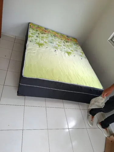 Cama casal entrego hoje grátis travesseiro