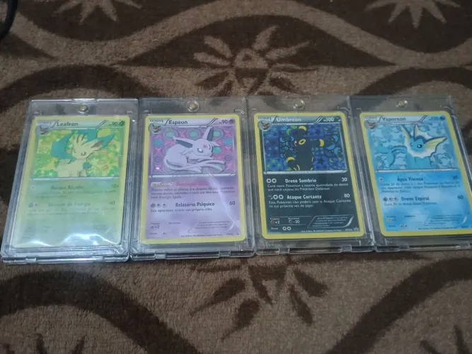 Pokémon TCG Kit 4 Cartas Eeveelutions Holo Promo BW87 BW89 BW92 BW93 NM