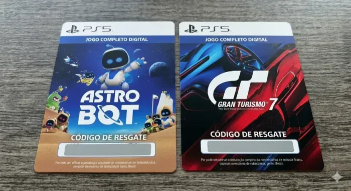 Jogos Ps5 Digital - Astro Bot + Gran Turismo 7
