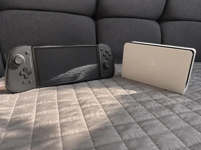Nintendo Switch Oled Destravado/original zerado microssd 500gb samsung