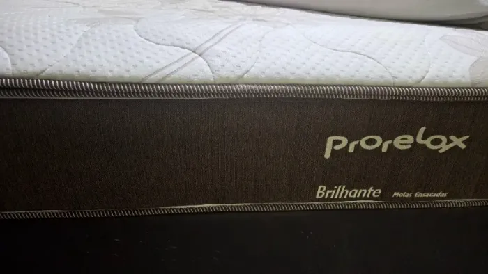 Box e colchão king size casal