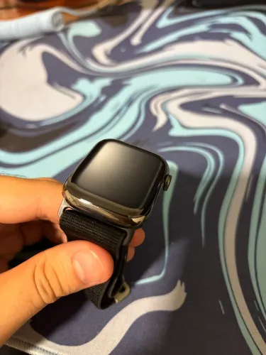 Apple Watch 8 Safira + Aço inox