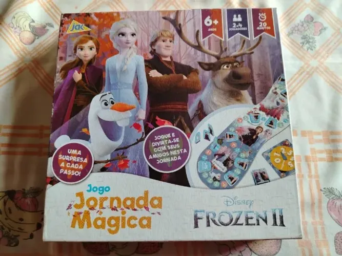 Jornada Magica Frozen Jogo Tabuleiro Completo da Toyster