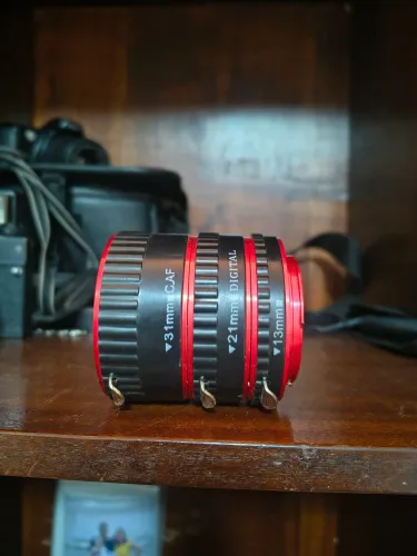 Tubo extensor para macrofotografia - mount canon Ef