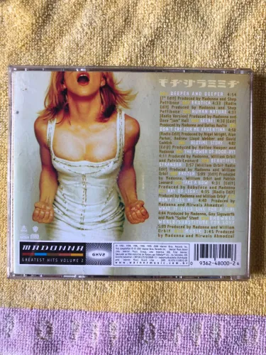 CD MADONNA GREATEST HITS VOLUME 2 GHV2