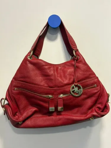 Bolsa Michael Kors Original Hobo - Couro Legítimo Vermelho