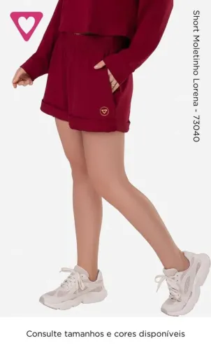 Short feminino adulto