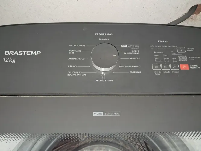 Vende máquina de lavar 12kg - Brastemp