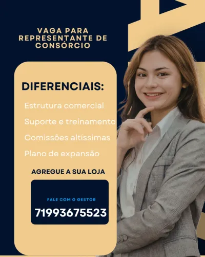 Vaga para Representante de Consórcio