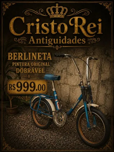 Bicicleta Antiga caloi DobraMatic Pintura Original mirin