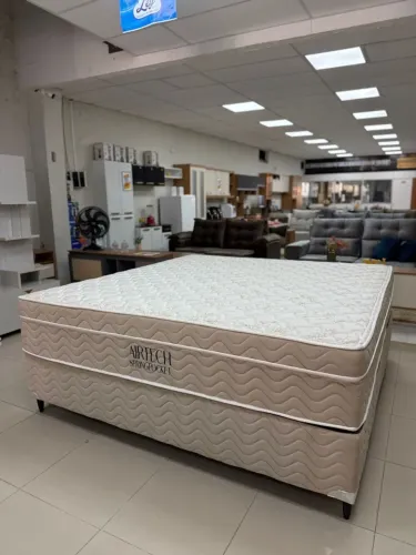 Cama Box Super King Ortobom Airtech Spring Pocket com Molas ensacadas - Entrega Imediata
