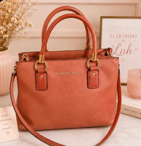 Bolsa couro Raphaella Booz 