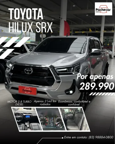 Toyota Hilux CD SRX 4X4 2.8 TDI 16V Diesel Aut. 2025