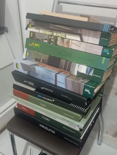 Catálogos em MDF para reutilização