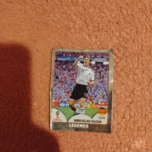 Figurinha legend Miroslav klose 2018